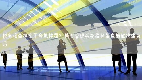 税务稽查档案不合规挨罚?档案管理系统税务版真能解决痛点吗
