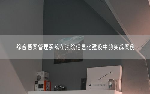 综合档案管理系统在法院信息化建设中的实战案例