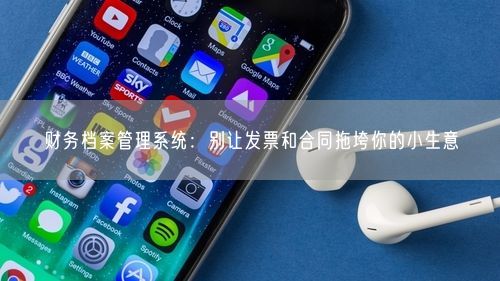 财务档案管理系统：别让发票和合同拖垮你的小生意