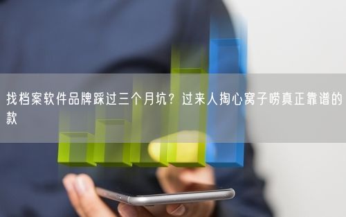 找档案软件品牌踩过三个月坑？过来人掏心窝子唠真正靠谱的款