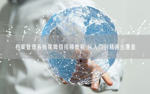 档案管理系统保姆级视频教程 从入门到精通全覆盖