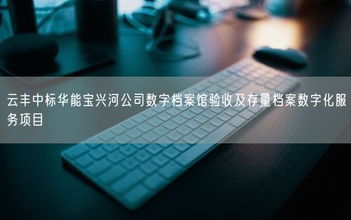 云丰中标华能宝兴河公司数字档案馆验收及存量档案数字化服务项目
