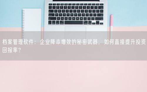 档案管理软件：企业降本增效的秘密武器，如何直接提升投资回报率？