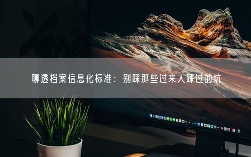 聊透档案信息化标准:别踩那些过来人踩过的坑