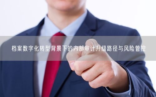 档案数字化转型背景下的内部审计升级路径与风险管控