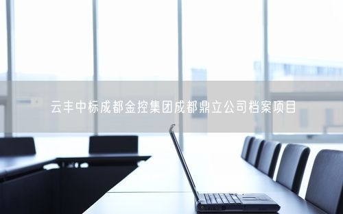 云丰中标成都金控集团成都鼎立公司档案项目