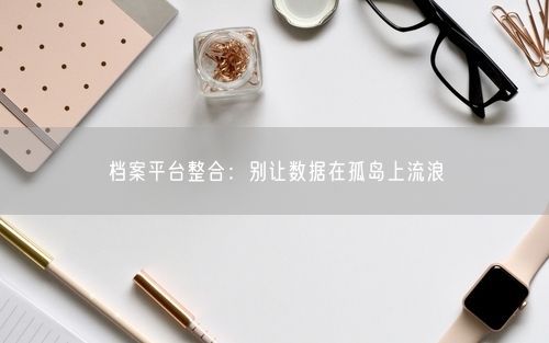 档案平台整合:别让数据在孤岛上流浪