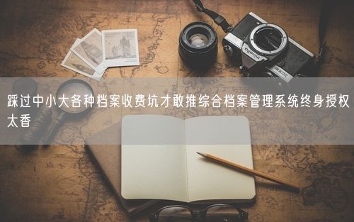踩过中小大各种档案收费坑才敢推综合档案管理系统终身授权太香