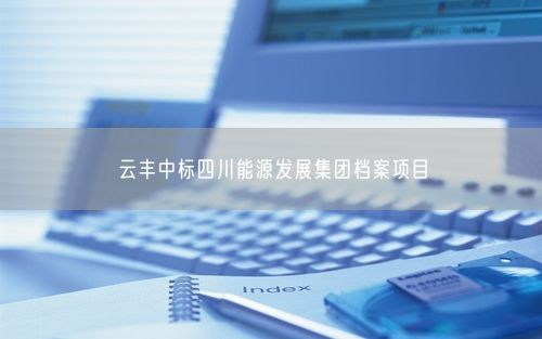 云丰中标四川能源发展集团档案项目