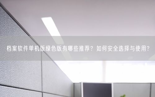 档案软件单机版绿色版有哪些推荐？如何安全选择与使用？