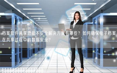 档案软件共享功能不安全解决方案有哪些？如何确保电子档案在共享过程中的数据安全？