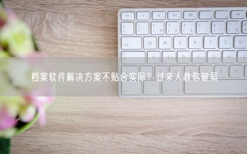 档案软件解决方案不贴合实际？过来人教你破局