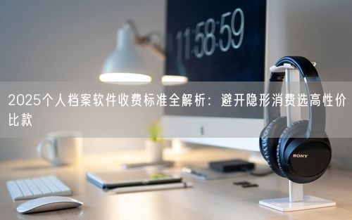 2025个人档案软件收费标准全解析：避开隐形消费选高性价比款