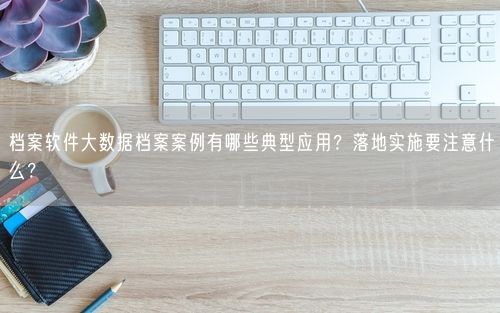 档案软件大数据档案案例有哪些典型应用？落地实施要注意什么？