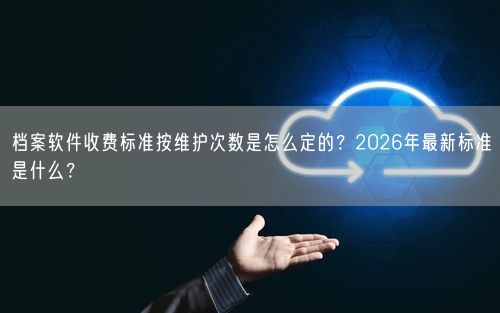 档案软件收费标准按维护次数是怎么定的?2026年最新标准是什么?