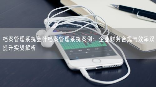 档案管理系统会计档案管理系统案例：企业财务合规与效率双提升实战解析