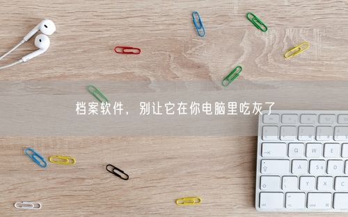 档案软件，别让它在你电脑里吃灰了
