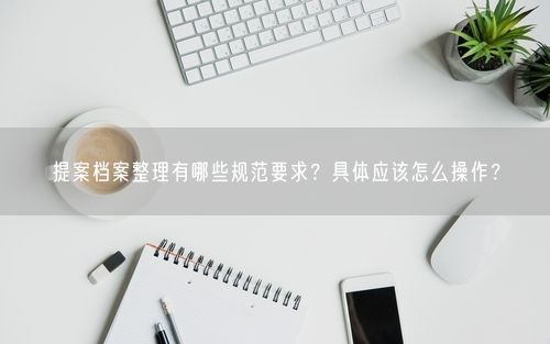 提案档案整理有哪些规范要求？具体应该怎么操作？