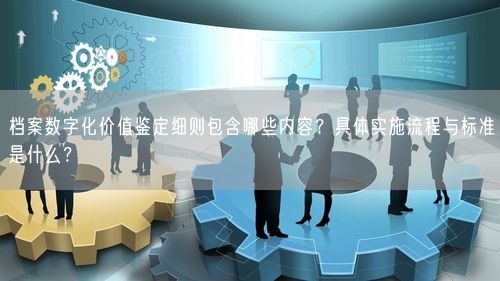 档案数字化价值鉴定细则包含哪些内容？具体实施流程与标准是什么？