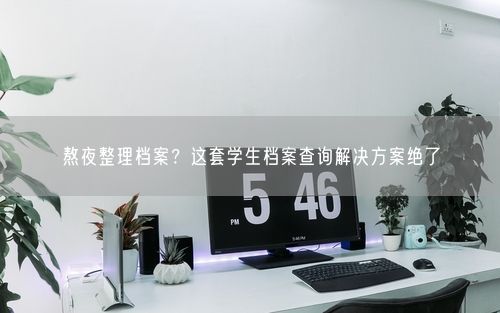 熬夜整理档案？这套学生档案查询解决方案绝了