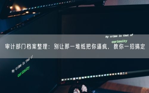 审计部门档案整理：别让那一堆纸把你逼疯，教你一招搞定