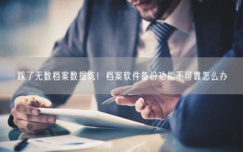 踩了无数档案数据坑！档案软件备份功能不可靠怎么办