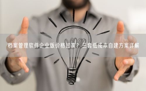 档案管理软件企业版价格过高？三套低成本自建方案详解
