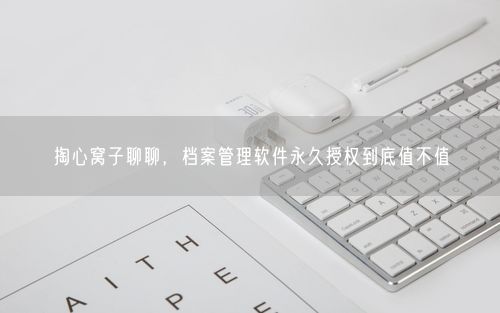 掏心窝子聊聊，档案管理软件永久授权到底值不值