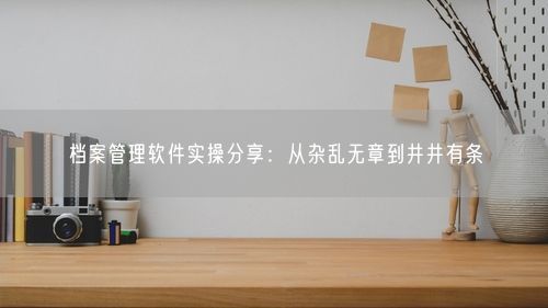 档案管理软件实操分享：从杂乱无章到井井有条