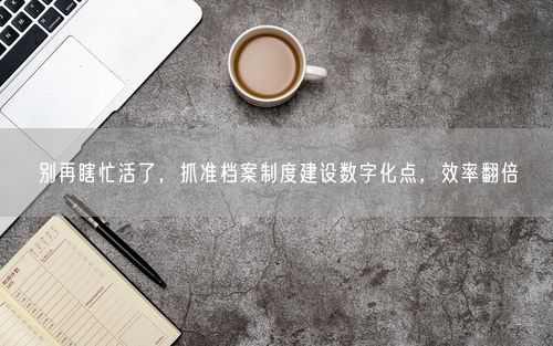 别再瞎忙活了，抓准档案制度建设数字化点，效率翻倍