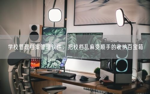 学校管理档案管理软件：把校档乱麻变顺手的收纳百宝箱