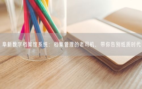 阜新数字档案馆系统：档案管理的老司机，带你告别纸质时代