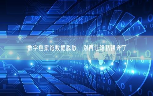数字档案馆数据脱敏，别再让隐私裸奔了