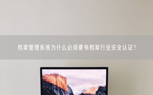 档案管理系统为什么必须要有档案行业安全认证？