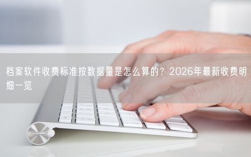 档案软件收费标准按数据量是怎么算的？2026年最新收费明细一览