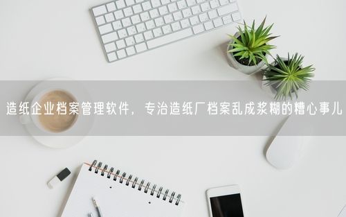 造纸企业档案管理软件，专治造纸厂档案乱成浆糊的糟心事儿