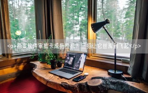 <p>档案软件审批卡成拖拉机？三招让它丝滑到飞起</p>