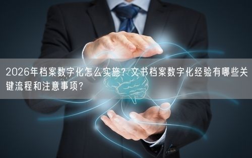 2026年档案数字化怎么实施？文书档案数字化经验有哪些关键流程和注意事项？