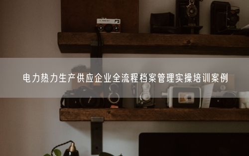 电力热力生产供应企业全流程档案管理实操培训案例