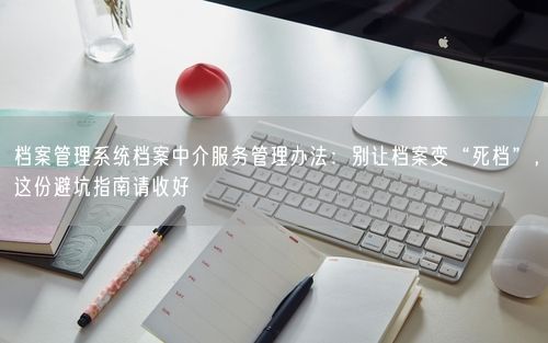 档案管理系统档案中介服务管理办法：别让档案变“死档”，这份避坑指南请收好