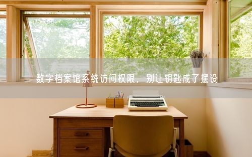 数字档案馆系统访问权限，别让钥匙成了摆设