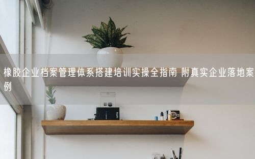 橡胶企业档案管理体系搭建培训实操全指南 附真实企业落地案例
