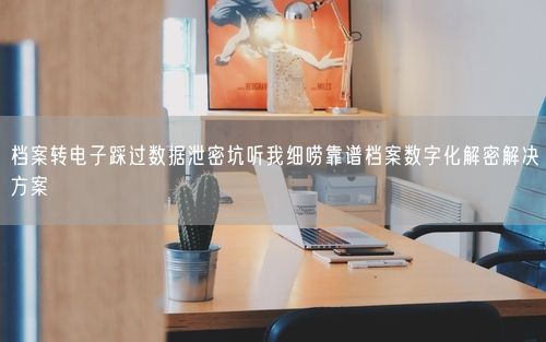 档案转电子踩过数据泄密坑听我细唠靠谱档案数字化解密解决方案