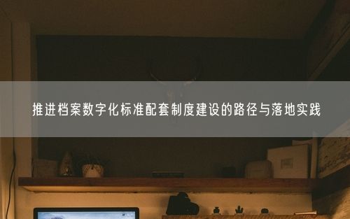 推进档案数字化标准配套制度建设的路径与落地实践
