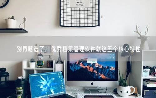 别再瞎选了，优秀档案管理软件就这五个核心特性