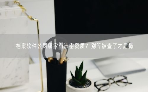 档案软件公司哪家有涉密资质?别等被查了才后悔
