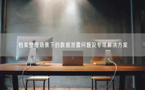 档案整理场景下的数据泄露问题及专项解决方案