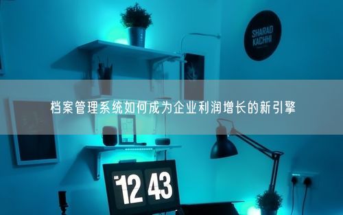 档案管理系统如何成为企业利润增长的新引擎