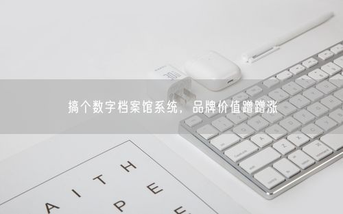 搞个数字档案馆系统，品牌价值蹭蹭涨