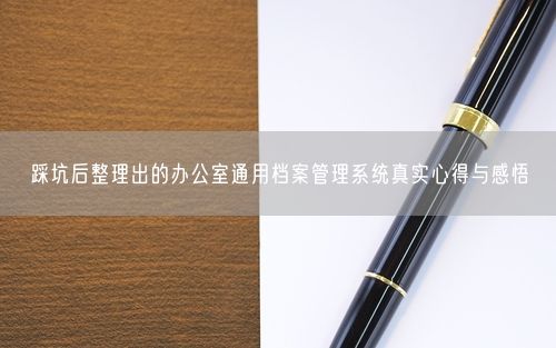 踩坑后整理出的办公室通用档案管理系统真实心得与感悟